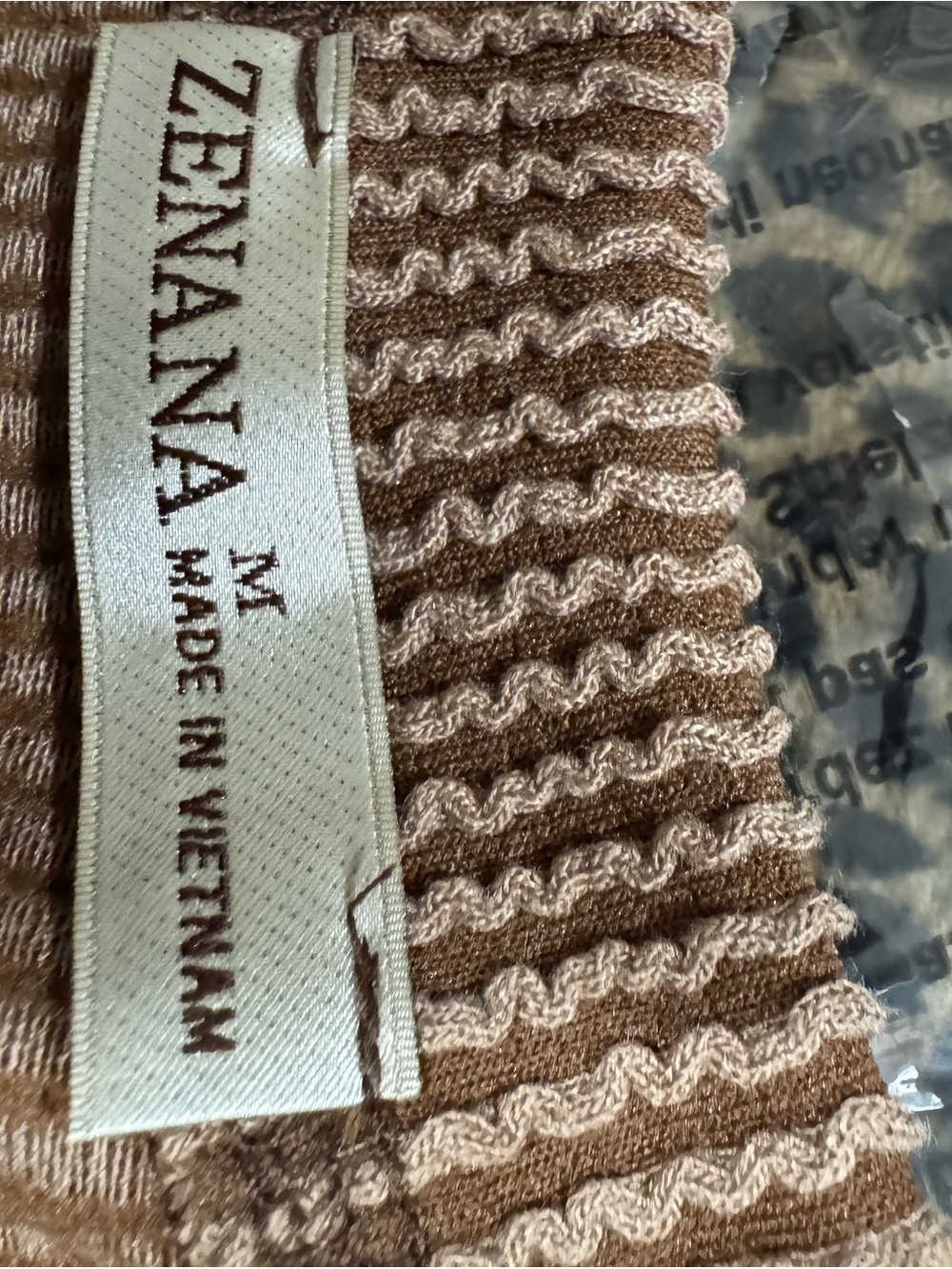 Zenana Outfitters Ribbed Two-Piece Set in Taupe Brown - Picture 10 of 10